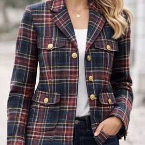 Brooks Brothers Multicolor Plaid Jacket